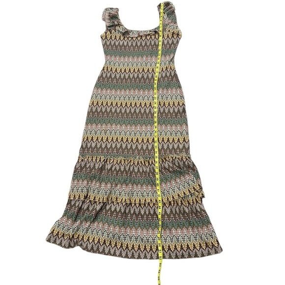 Sundance Southwestern Hippie Boho Crochet Multicolor Maxi Dress, Sz 8 - Picture 3 of 11